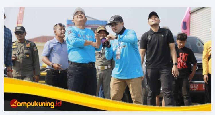 Bupati Anwar Sadat Resmikan Lomba Sauk'an Layangan, Hidupkan Kembali Permainan Tradisional di WFC Kuala Tungkal.