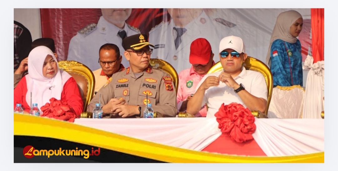 Kapolres Bungo Hadiri Kegiatan Karnaval PAUD-TK se-Kabupaten Bungo Memeriahkan HUT RI ke-81