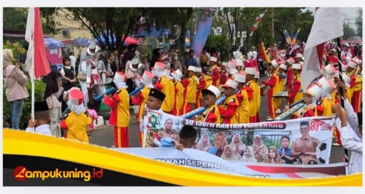 IMG_20260819_155429 Kapolres Bungo Turun Langsung Amankan Pawai Kemerdekaan, 235 Peleton Tumpah Ruah di Jalanan