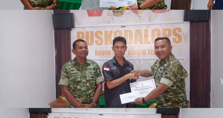 SMSI Bungo Sabet Juara 1, 2, dan 3 LKJ TMMD TA 2026 Kodim 0416/Bute, Ketua: Bukti Profesionalitas Media Siber