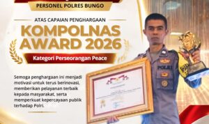 IMG-20260918-WA0022 Aipda Arjunif Personel Polsek Bathin II Babeko Raih Peringkat I Kategori Perseorangan di Kelompok Peace Kompolnas Awards 2026