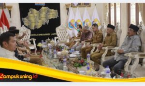 Hadiri Sosialisasi Keringanan PKB 2026, Bupati Anwar Sadat Tegaskan Dukungan Tanjab Barat Tingkatkan Kepatuhan Wajib Pajak.