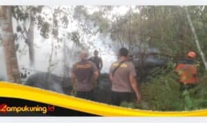 Dilokasi Karhutla di Desa Tuo Sepunggur Ditemukan Bong dan Plastik Klip Sabu
