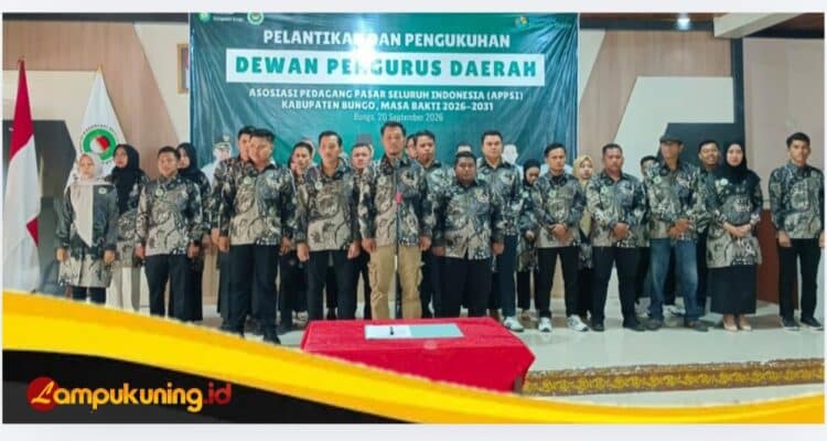 Daftar Nama Pengurus DPD APPSI Kabupaten Bungo Masa Bakti 2026-2031