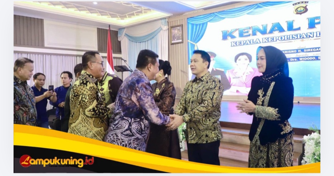 Wabup Tanjab Barat Hadiri Acara Kenal Pamit Kapolda Jambi di Gedung Siginjai