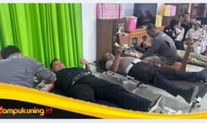 HUT Humas Polri Ke-75, Polres Bungo Gelar Donor Darah