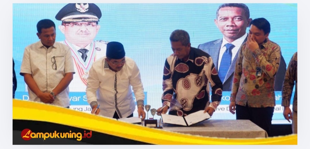 Pemkab Tanjab Barat dan ASDP Resmikan Kerja Sama Retribusi Pelabuhan Kuala Tungkal, Dorong PAD dan Tata Kelola Lebih Profesional.